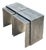 Vintage Wood Grain Metal Nesting Tables - Set of 4 For Sale