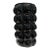 Vintage Black Bubble Art Glass Vase in the Style of Kosta Boda For Sale