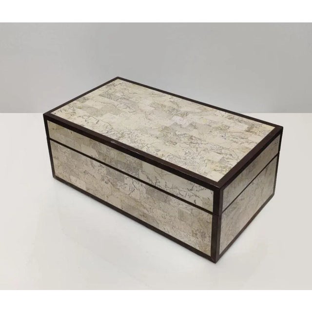 Marble, Wood and Brass Box from Maitland Smith, 1970s For Sale - Image 4 of 18