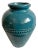 Vintage Turquoise Blue Java Vase For Sale
