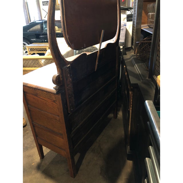 Late 1800s Carved Mirror and Dresser For Sale In Boston - Image 6 of 10