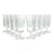 1950s Vintage Set of 8 Etched Flower Iced Tea Glasses For Sale