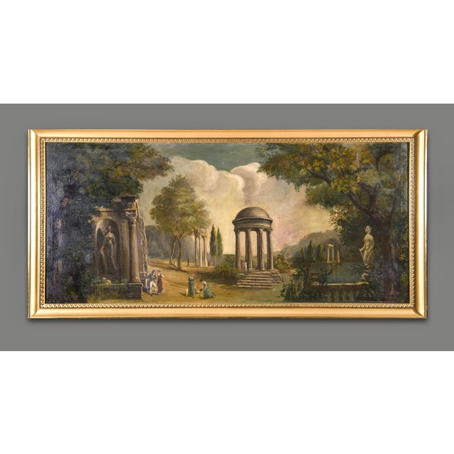 After Anton Pitloo, Landscape Composition, 1800s, Oil on Canvas, Framed For Sale - Image 12 of 12