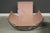 1970s 1970s Italian Chrome Pink Sling Lounge Chair and Ottoman by Stendig For Sale - Image 5 of 11