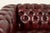 Hancock & Moore Style English Oxblood Tufted Leather Chesterfield Sofa | Circa 1980s For Sale - Image 9 of 15