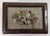 Mid 19th Century 19th Century Continental European Rosewood Veneer Box With Needlepoint, French or German For Sale - Image 5 of 15