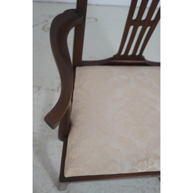 Wood Set of 6 Kittinger Wa-1018 Colonial Williamsburg Dining Room Chairs For Sale - Image 7 of 18