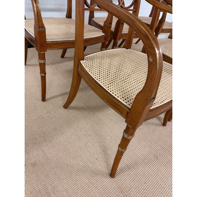 Set of 6 Governor Alston Arm Chairs From Baker For Sale - Image 10 of 12
