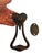 Early 20th Century Antique Cast Iron Heart Door Knocker For Sale - Image 5 of 5