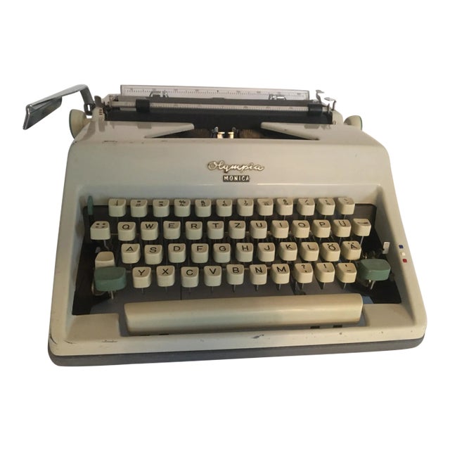 Vintage 1960s Olympia Monika Typewriter For Sale