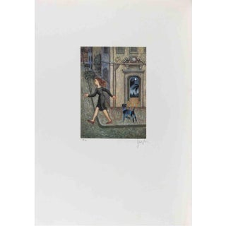 Enrico Benaglia, The Secret Garden, 1990s, Screen Print For Sale