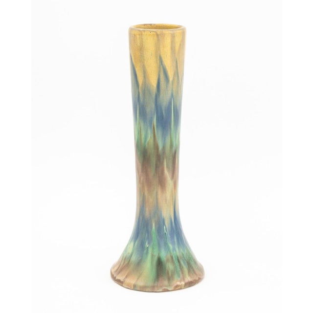 Collection of Four American Arts and Crafts Pottery Vessels, comprising: two Peters &amp; Reed Landsun bowls, a polychrome...