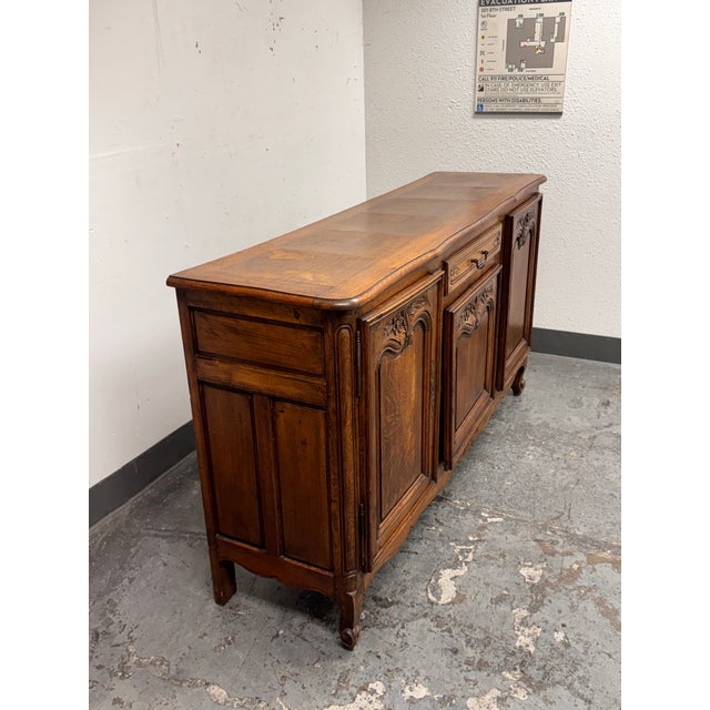 Brown Antique French Louis XV Style Sideboard For Sale - Image 8 of 12