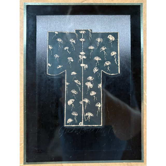 1960s Tim Vana Geisha Robes Japanese Kimono Art by Kinder-Harris – Set of 4 For Sale In Raleigh - Image 6 of 18