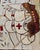 Early 20th Century Pictorial Antique American Hooked Rug With Knights Templar Ship at the Sea Antique American Hooke 2'4"x2'11" For Sale - Image 5 of 8