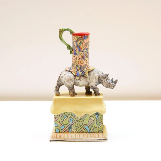 This is a one of a kind original functional sculpture made by Southern California artist, Ron Carlson. Its dimensions are...