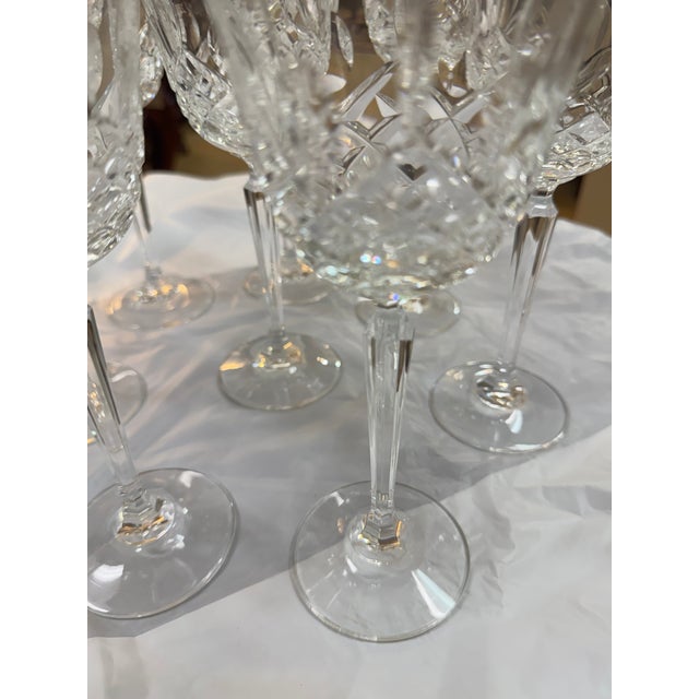 Art Deco Vintage Mikasa Claridge Collection Goblets - Set of 8 For Sale - Image 3 of 12