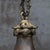 Antique French Copper, Brass and Cut Glass Lantern Pendant Light, 1910s For Sale - Image 4 of 10