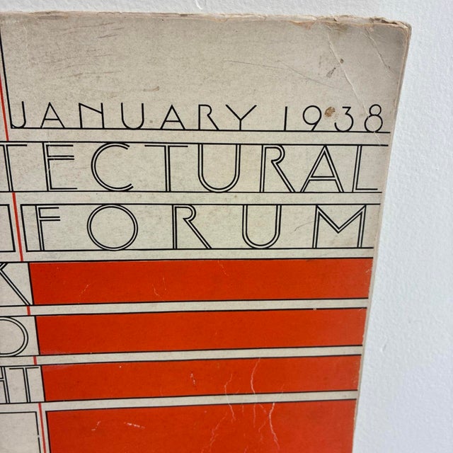 Vintage January 1938 Architectural Forum Featuring Frank Lloyd Wright For Sale In Oklahoma City - Image 6 of 12