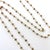 1990s 18k Gold Hand Wired Salt and Pepper Diamond Faceted Bead Necklace For Sale - Image 4 of 9