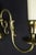 Wall lamp with a flemish eagle and arms decorated with fish. Very high-quality work from the 1950s. The lamp is for two...