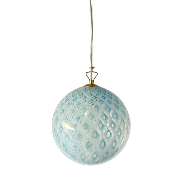 Macrame S25 Murano Ceiling Lamp from La Murrina, 1990s For Sale