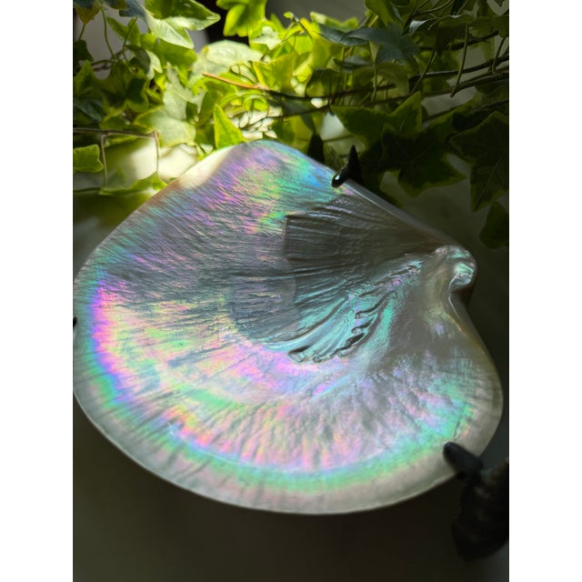 An exquisite vintage footed caviar dish / decorative catchall by high-end luxury maker Maitland-Smith. Known for their...