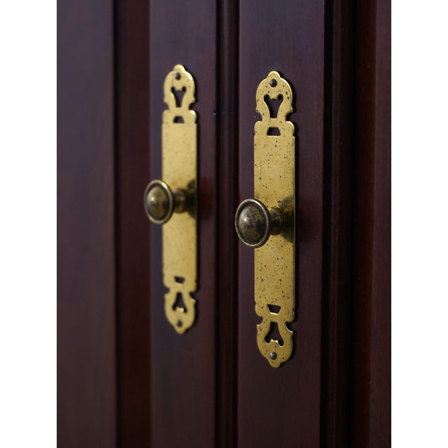Ethan Allen Georgian Court Cherry Bedroom Armoire For Sale In Philadelphia - Image 6 of 18