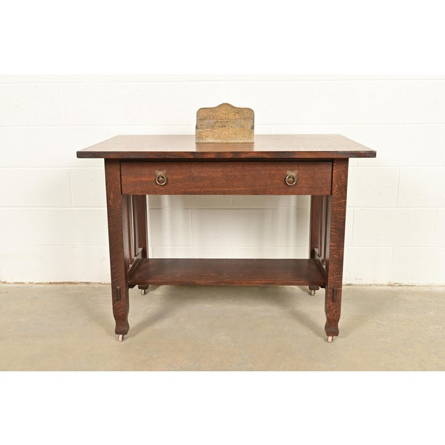 Tiffany Studios New York Zodiac Pattern Bronze Doré Letter Rack For Sale - Image 11 of 12