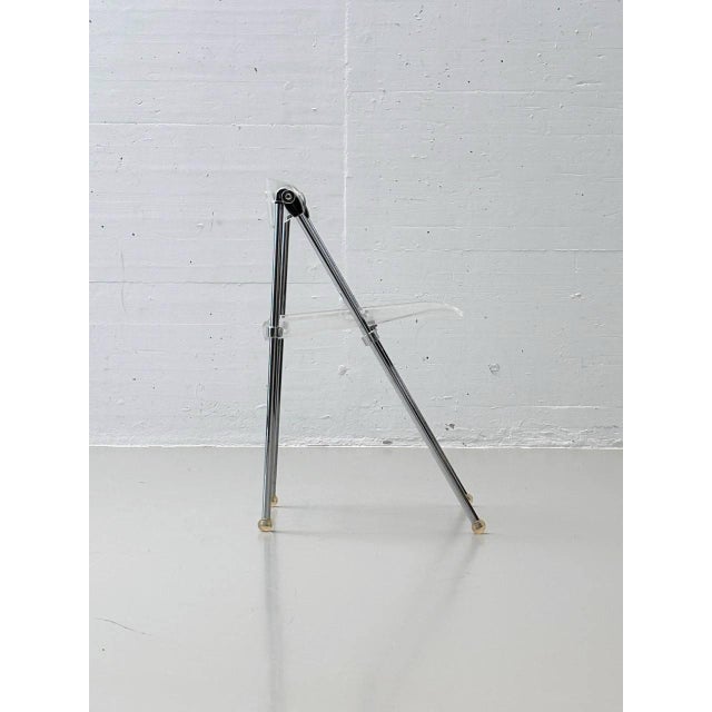Acrylic Folding Chair by Giancarlo Piretti for Castelli, 1980s For Sale - Image 15 of 18