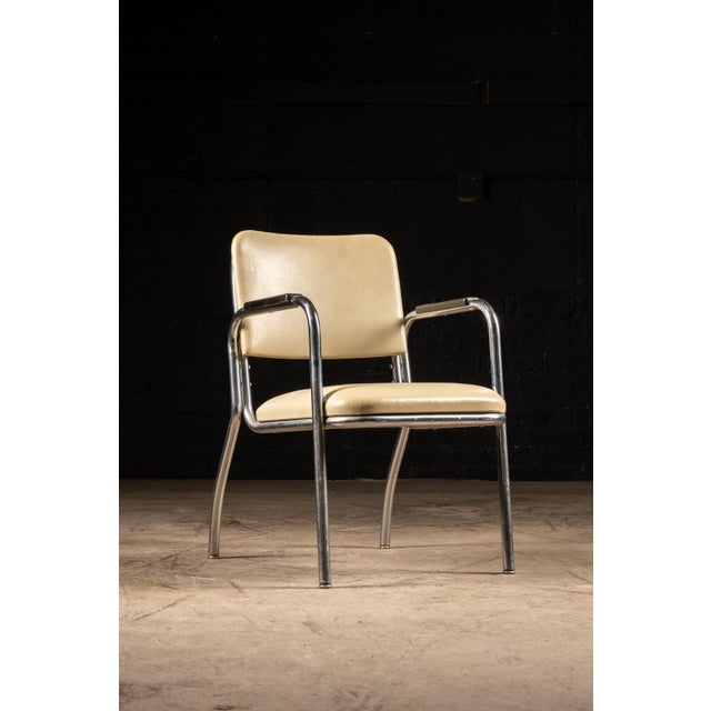 Circa 1950 Chrome Tube Armchair by Royal Metal Co. For Sale In Chicago - Image 6 of 6