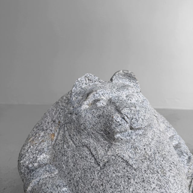 Shōwa Japanese Stone Tanuki, 1960, Set of 2 For Sale - Image 10 of 11