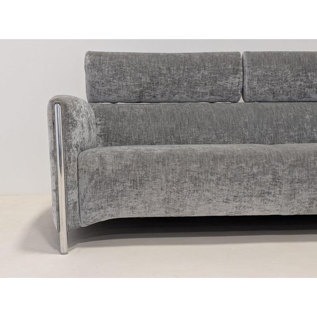 Gold Grey Velvet Goncharov Sofas from Leolux For Sale - Image 8 of 13