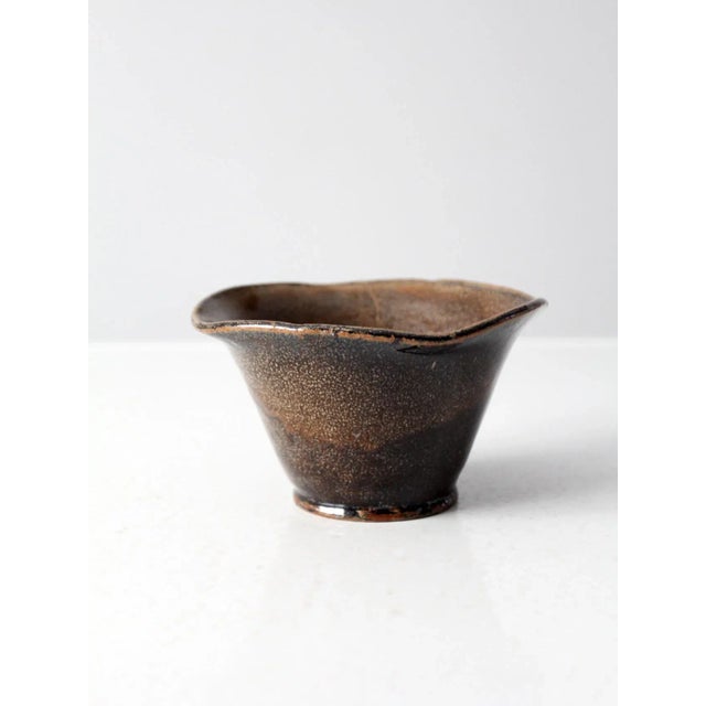 Vintage Studio Pottery Bowl For Sale - Image 4 of 10