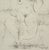 George Giusti "Seated Nude" Mixed Media Drawing 1949 For Sale - Image 4 of 6