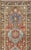 Sub-Geometric Medallion design Persian Heriz antique runner in olive, red, blue tones. Keivan Woven Arts / rug gng-4767,...