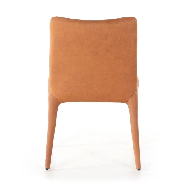 Four Hands Monza Dining Chair, Heritage Camel Leather For Sale - Image 10 of 13
