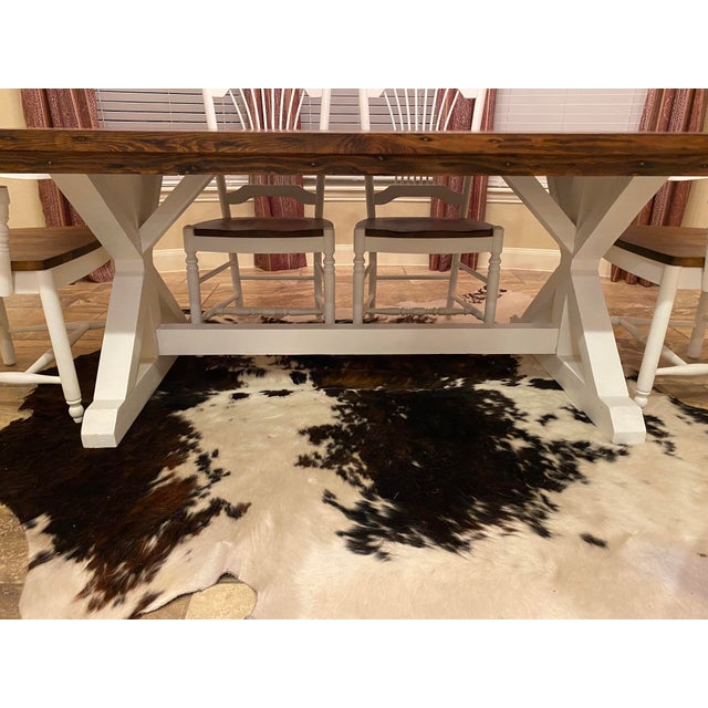 Farmhouse Table Materials From 1870, Table Built in 2022 Chairish