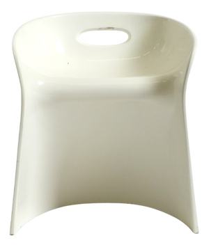 Vintage White Stool by Winfried Staeb, 1970s