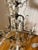 1920s Italian Iron and Crystal 4 Arm Chandelier With Crystal Fruits For Sale - Image 9 of 12