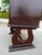 Italian Two-Tone Mahogany Lyre Cabinet in the Style of Borsani For Sale - Image 4 of 18
