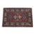 1970s Oriental Handmade Wool Prayer Rug 2’ X 2’11” For Sale