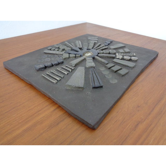 Brutalist Ceramic Wall Panel, 1960s For Sale - Image 9 of 18