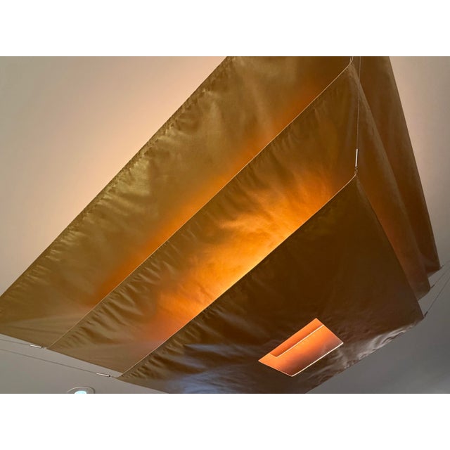 Ingo Maurer Ingo Maurer Lil Luxury Gold 3-Sail Sculptural Ceiling Light, 2009 For Sale - Image 4 of 7