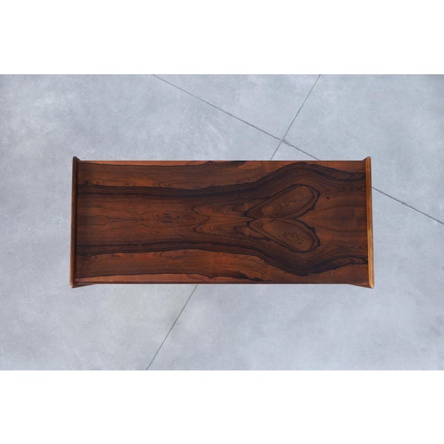 Mid-Century Brazilian Rosewood Armoire Dresser by Intercontinental Design For Sale - Image 13 of 13