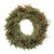 Bring a touch of rustic elegance to your holiday decor with this Pine and Pinecone Wreath. Featuring lush green pine...