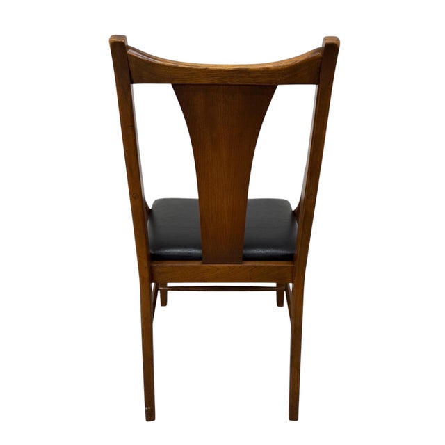 Mid-Century Modern Walnut Dining Chairs - Set of 6 For Sale - Image 4 of 7
