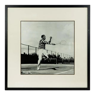 Vintage Tennis Player Photograph For Sale
