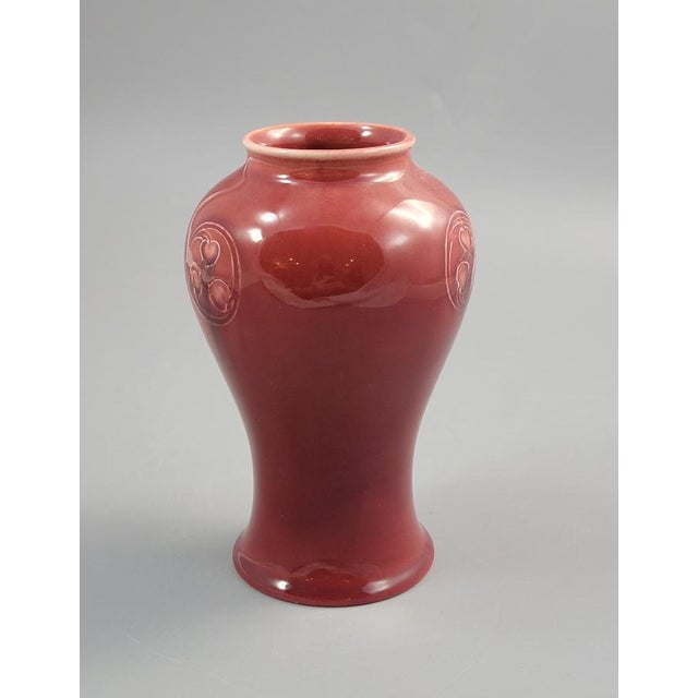 Moorcroft Flamminian Red Glaze Vase from Liberty C., 1890s For Sale - Image 5 of 11
