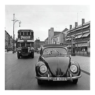 Volkswagen Beetle on the Streets in Berlin, Germany 1939, Printed 2021 For Sale